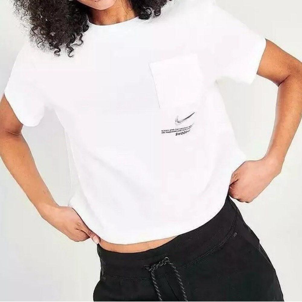 Nike White Oversized T-Shirt with Pocket